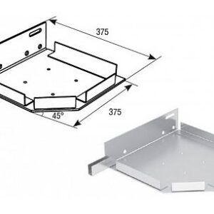 Крышка боковая стальная RK375, RK37504